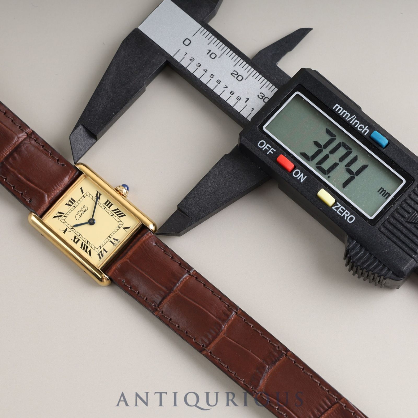 カルティエ マストタンク LM QZ W1002754 / 1615 SV925 革 純正