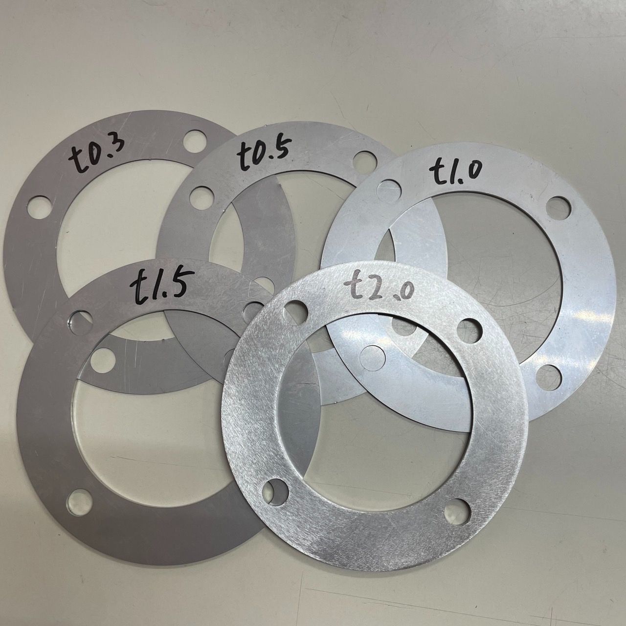 Z400FX Mk2 KZ1000 ディスクローター オフセット スペーサー