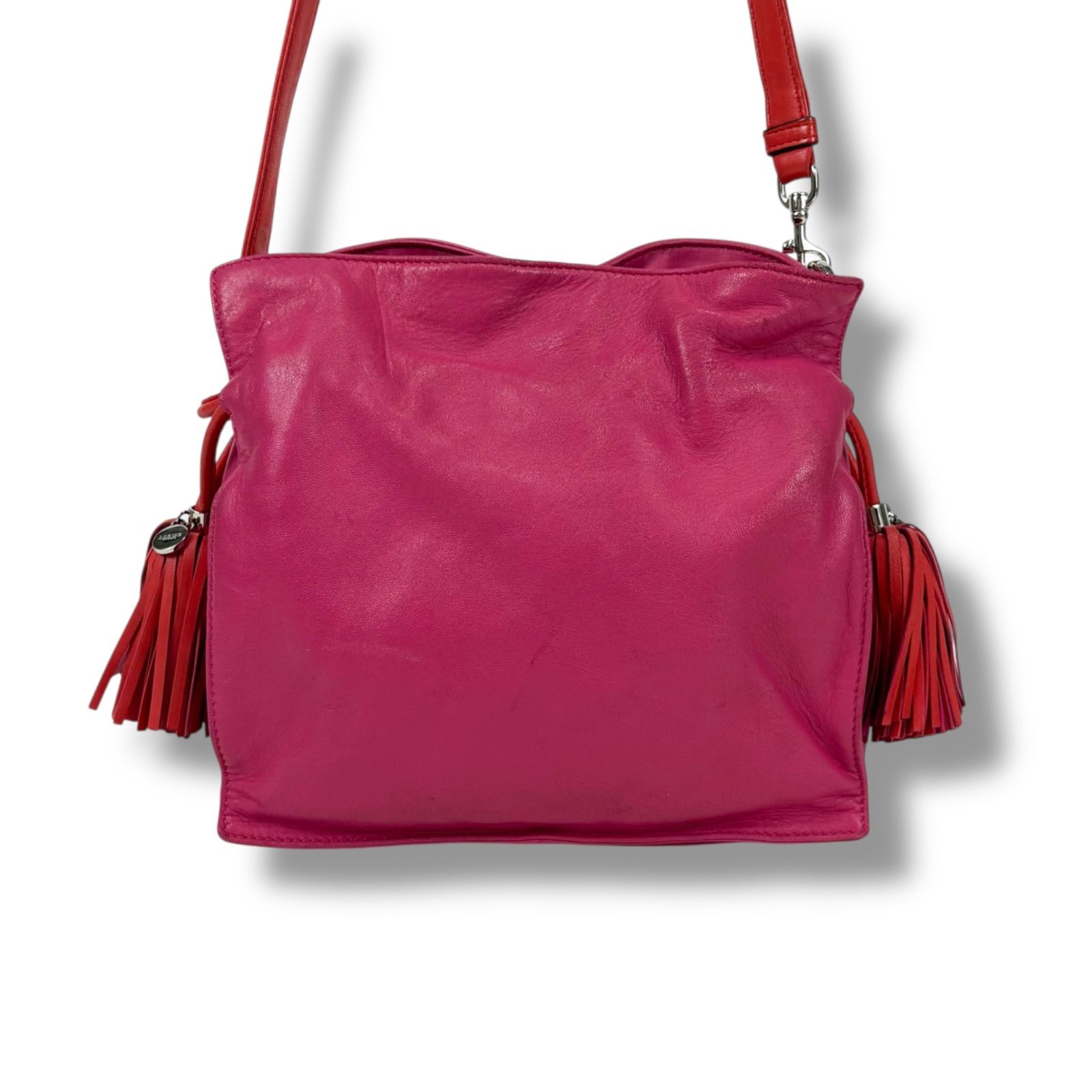 ロエベ LOEWE フラメンコ ショルダーバッグ ナッパレザー アナグラム