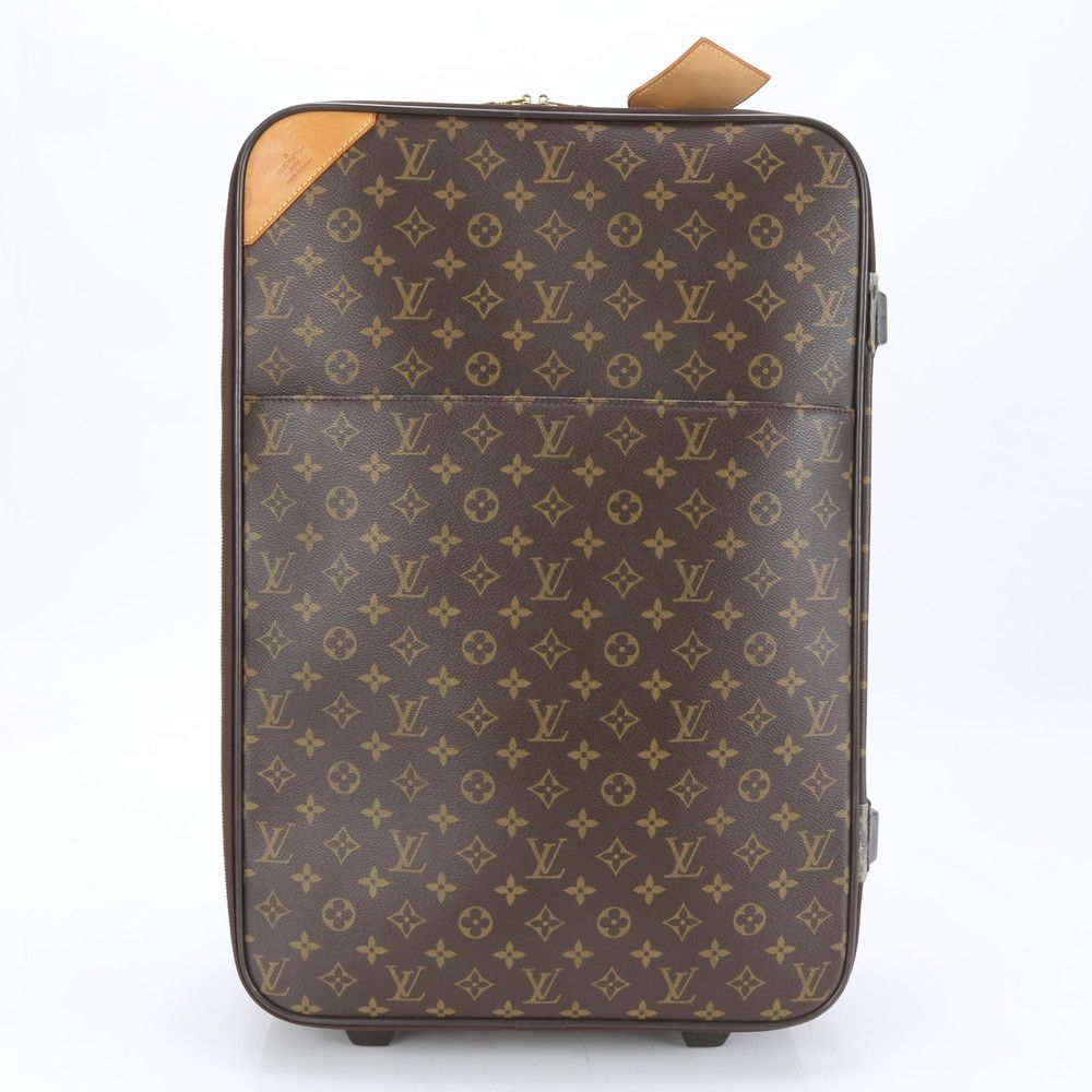 美品 ルイヴィトン モノグラム ペガス 55 M23294 レザー スーツケース