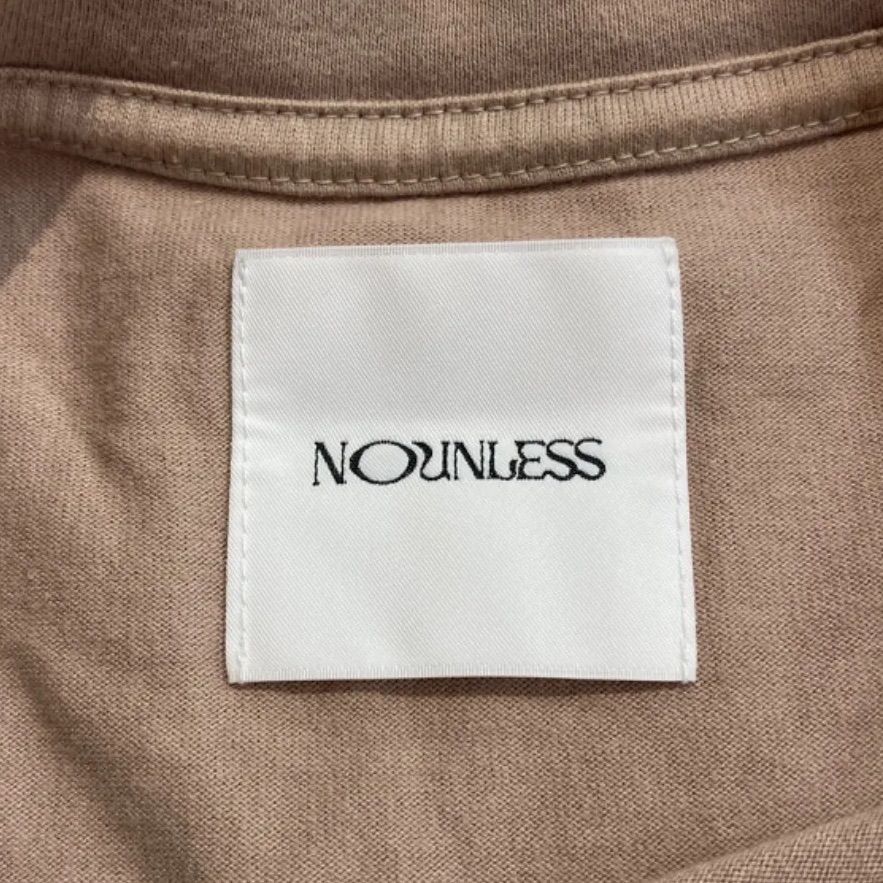NOUNLESS ナウンレス BOTAMICAL DYE TANK TOP サイズ1 ベージュ 綿