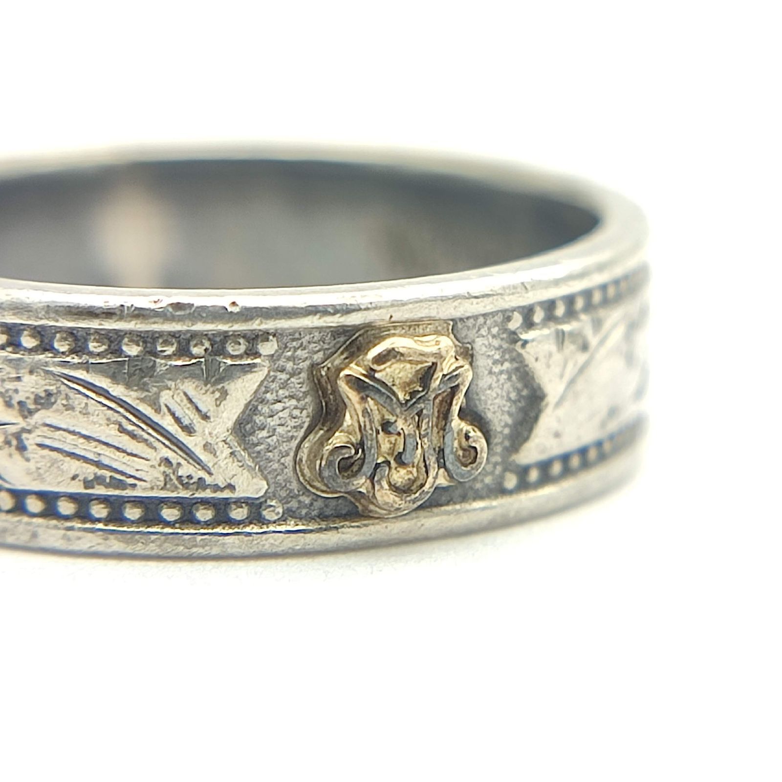 美品】ノートルダム女子大学 卒業記念 リング SILVER K18×シルバー925