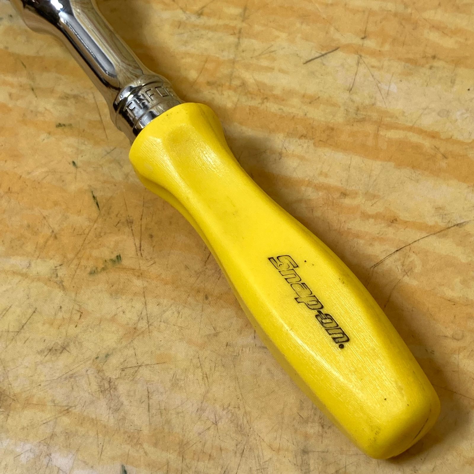 Snap-on ラチェットハンドル イエロー Snap-on ラチェットハンドル イエロー