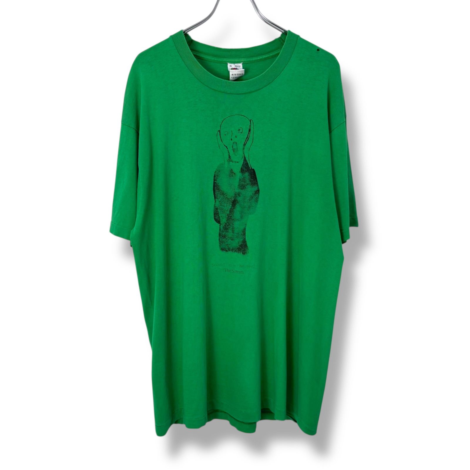Rare】 90s The Scream Art Print T-Shirt 【XL】 90年代 ムンクの叫び 