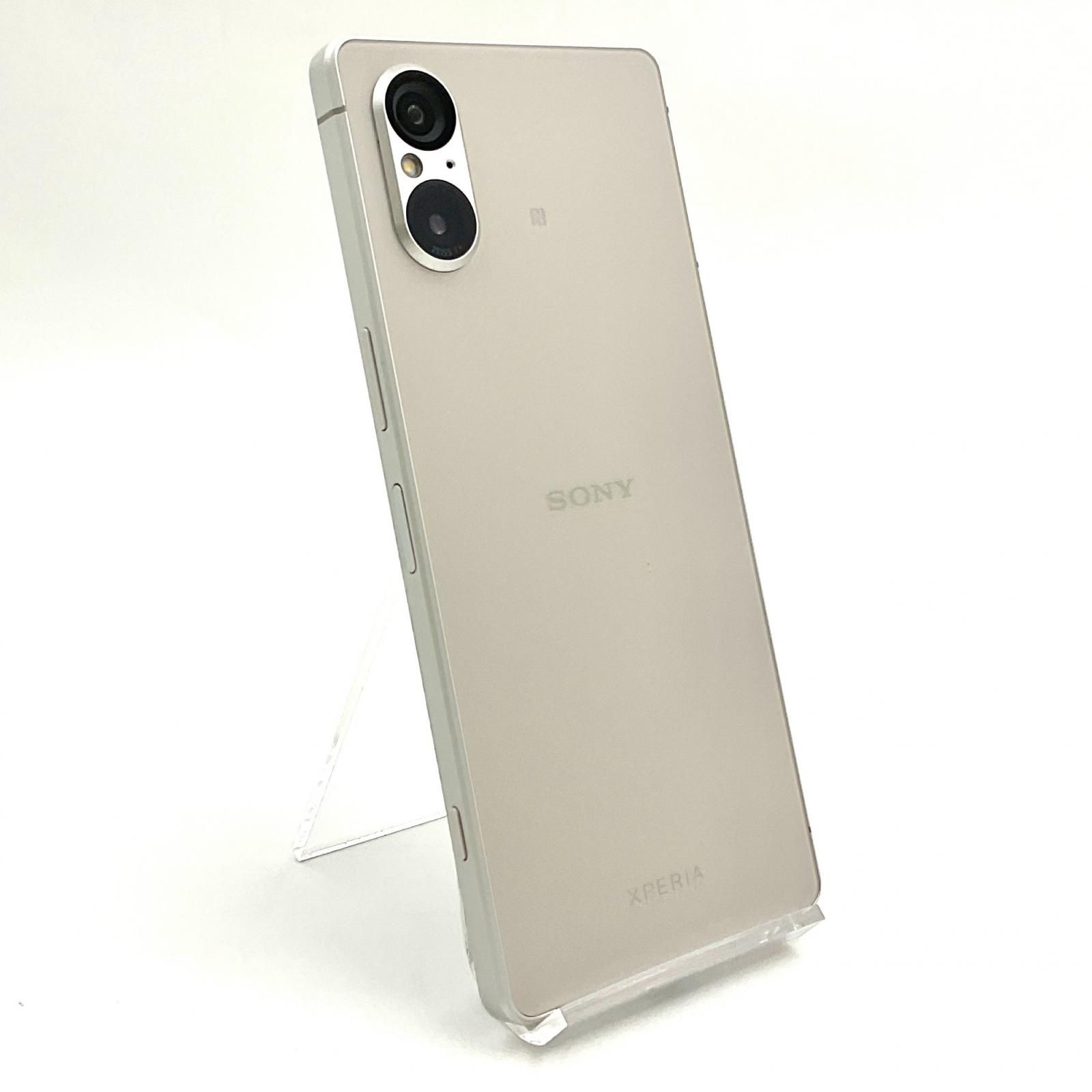 全額返金保証 最速発送 Sony Xperia 5 V 256GB プラチナシルバー SIMフリー XQ-DE44 動作 済