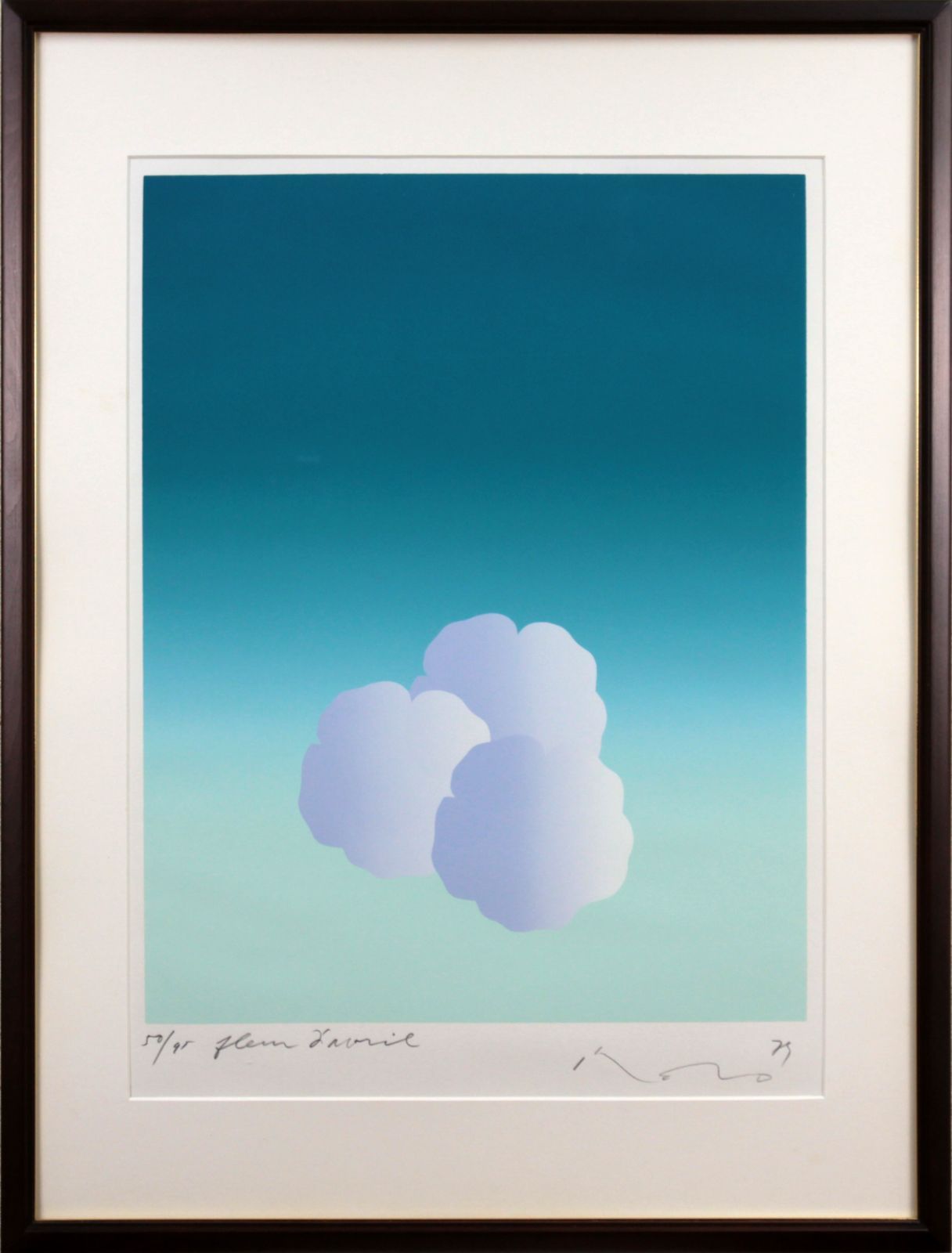 井上公三『fleur d'avril』シルクスクリーン【真作保証】 絵画 井上公三『fleur d'avril』シルクスクリーン【真作保証】 絵画