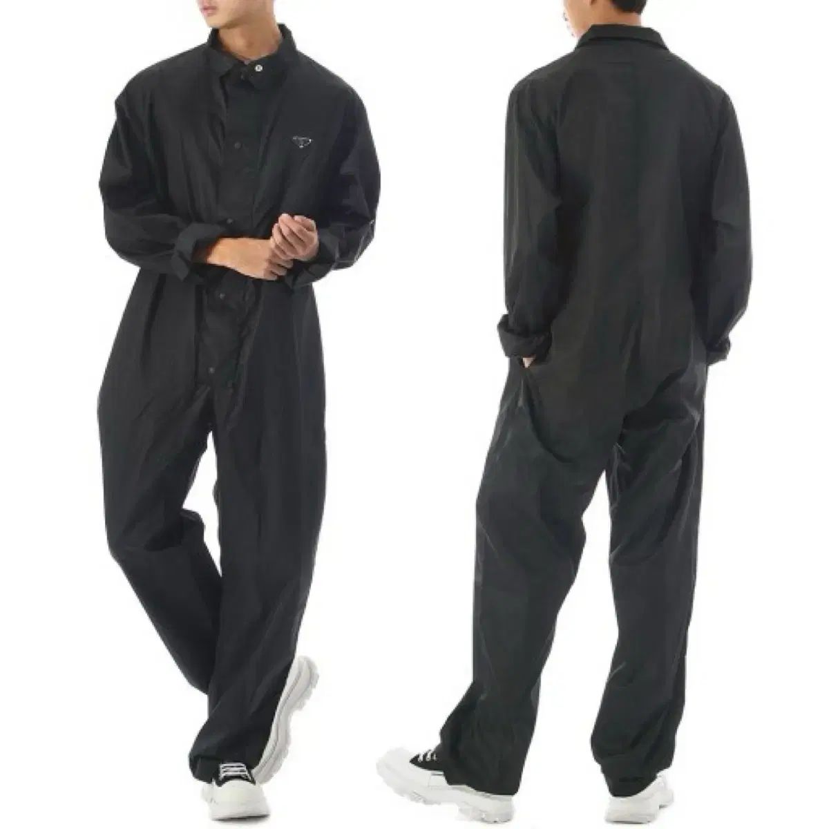 【鬼フェード・鬼ヒゲ】60's ブラックモールスキン オーバーオール 鬼フェード・鬼ヒゲ】60's ブラックモールスキン オーバーオール