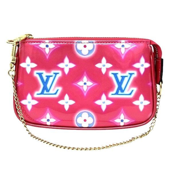 ルイヴィトン Louis Vuitton ヴェルニ ミニ ポシェット アクセソワール M81144 バッグ ハンドバッグ レディース