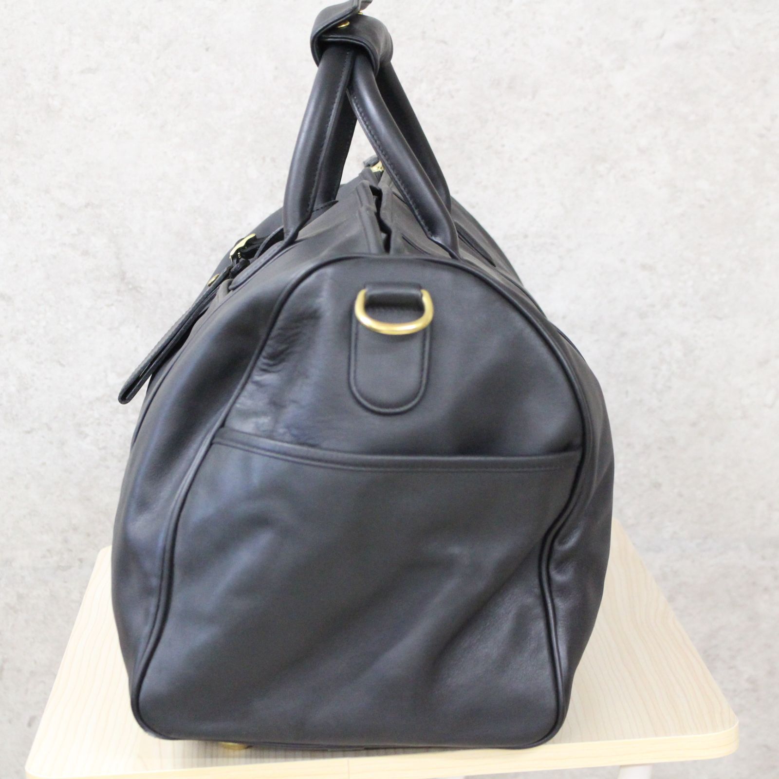 S016)COACH レクサスコラボ 2wayボストンバッグ ブラック 0596