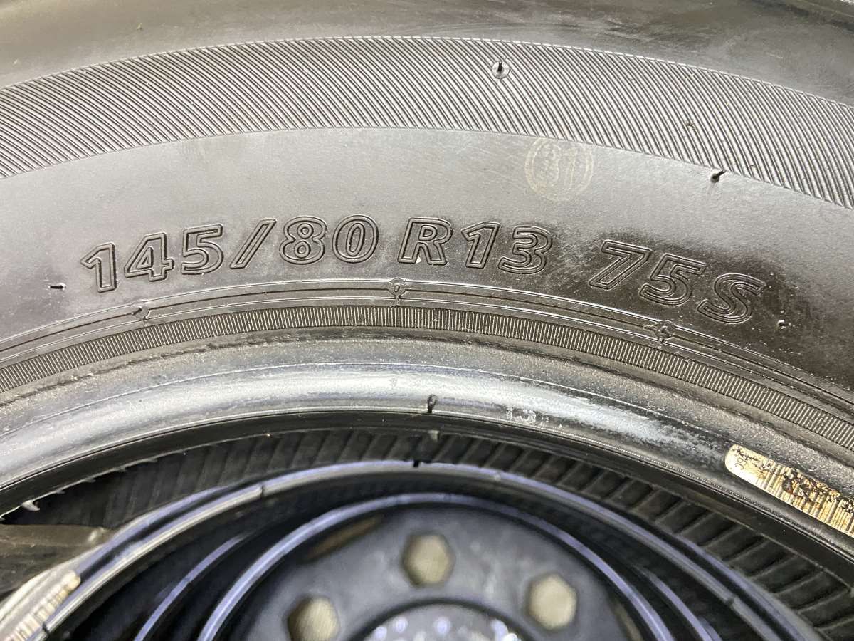 145/80R13 nブリヂストン ネクストリー n中古タイヤ サマータイヤ 4本 