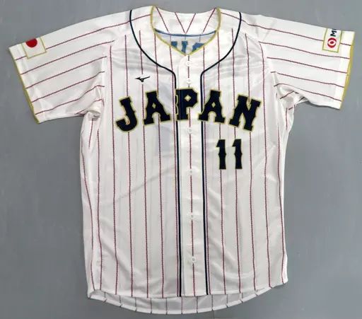 衣料雑貨　ダルビッシュ有#11 侍ジャパン オーセンティックユニフォーム ホーム ホワイト Lサイズ 「2023 WORLD BASEBALL CLASSIC」 中古】衣料雑貨 ダルビッシュ有#11 侍ジャパン オーセンティック