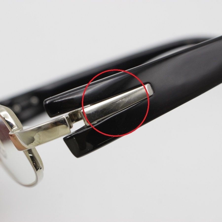 999.9 S-271T col.2090 シルバー/ブラック 54□16-140 メガネ