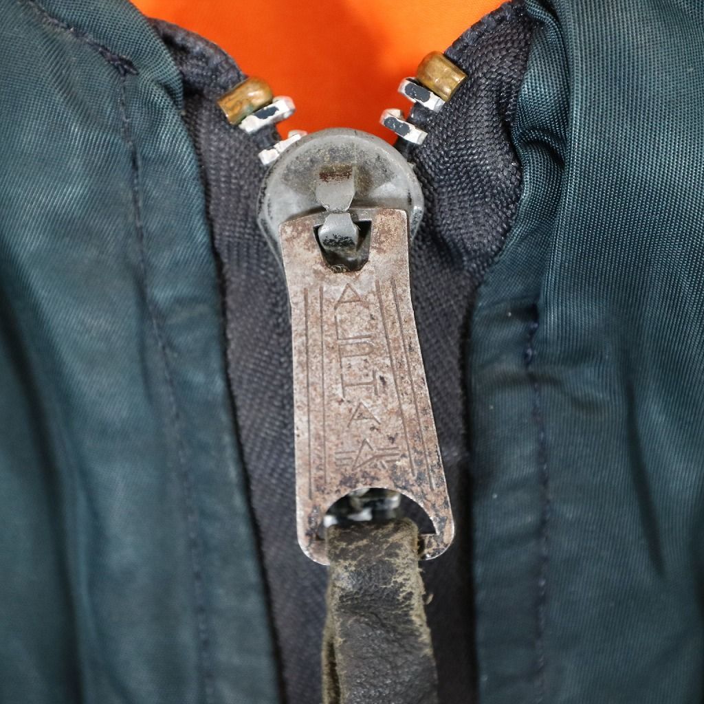 SALE/ 80年代 USA製 ALPHA INDUSTRIES MA-1 ミリタリージャケット 防寒