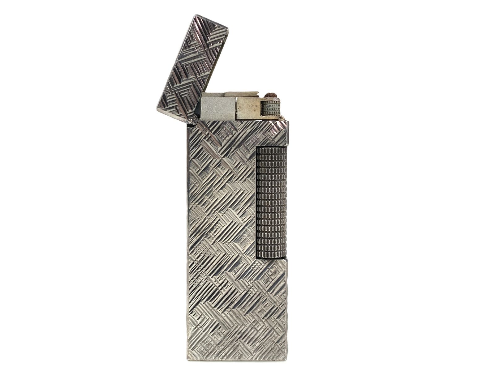 ダンヒル dunhill ローラーガスライター シルバーカラー 着火 ダンヒル dunhill ローラーガスライター シルバーカラー 着火