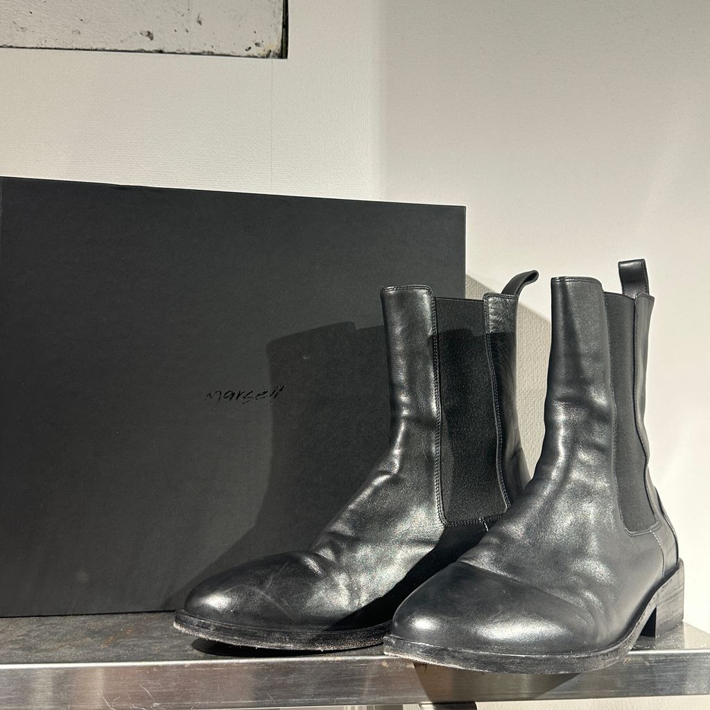 Marsell マルセル OVONE BEATLES サイドジップブーツ MM4190 ブラック size 42 表参道A10