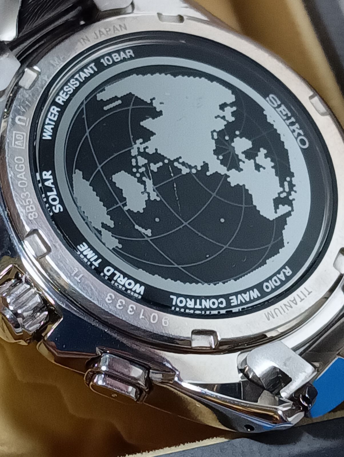 SEIKO ブライツ ソーラー電波 時計 SAGA033 チタン SEIKO（セイコー