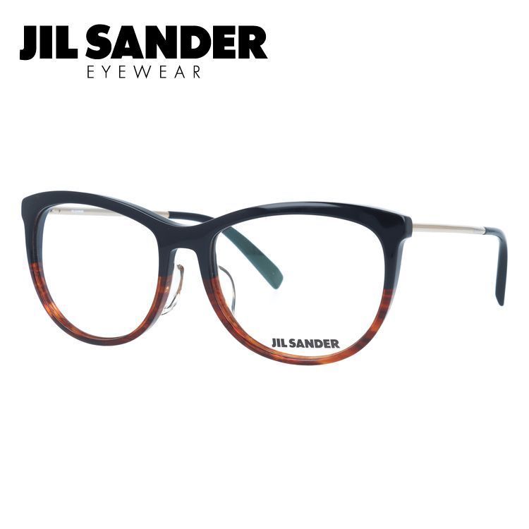 JIL SANDER メガネフレーム ウェリントン型 おしゃれ老眼鏡 リーディンググラス ジルサンダー J4012-D 54 レギュラーフィット レディース ファッションメガネ