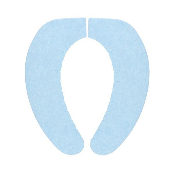 まとめ サンコーおくだけ吸着 ズレな いベンザシート 無地 ブルー KA-20 1組 ×10セット