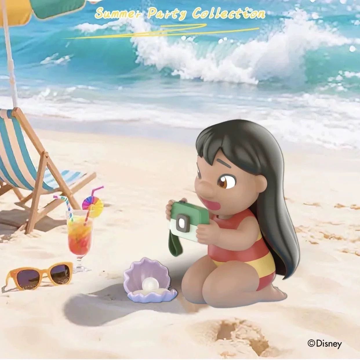｜シークレット Disney x MINISO メイソウ Stitch スティッチ 夏日派?” 夏のパーティー” 中国 ブラインドボ