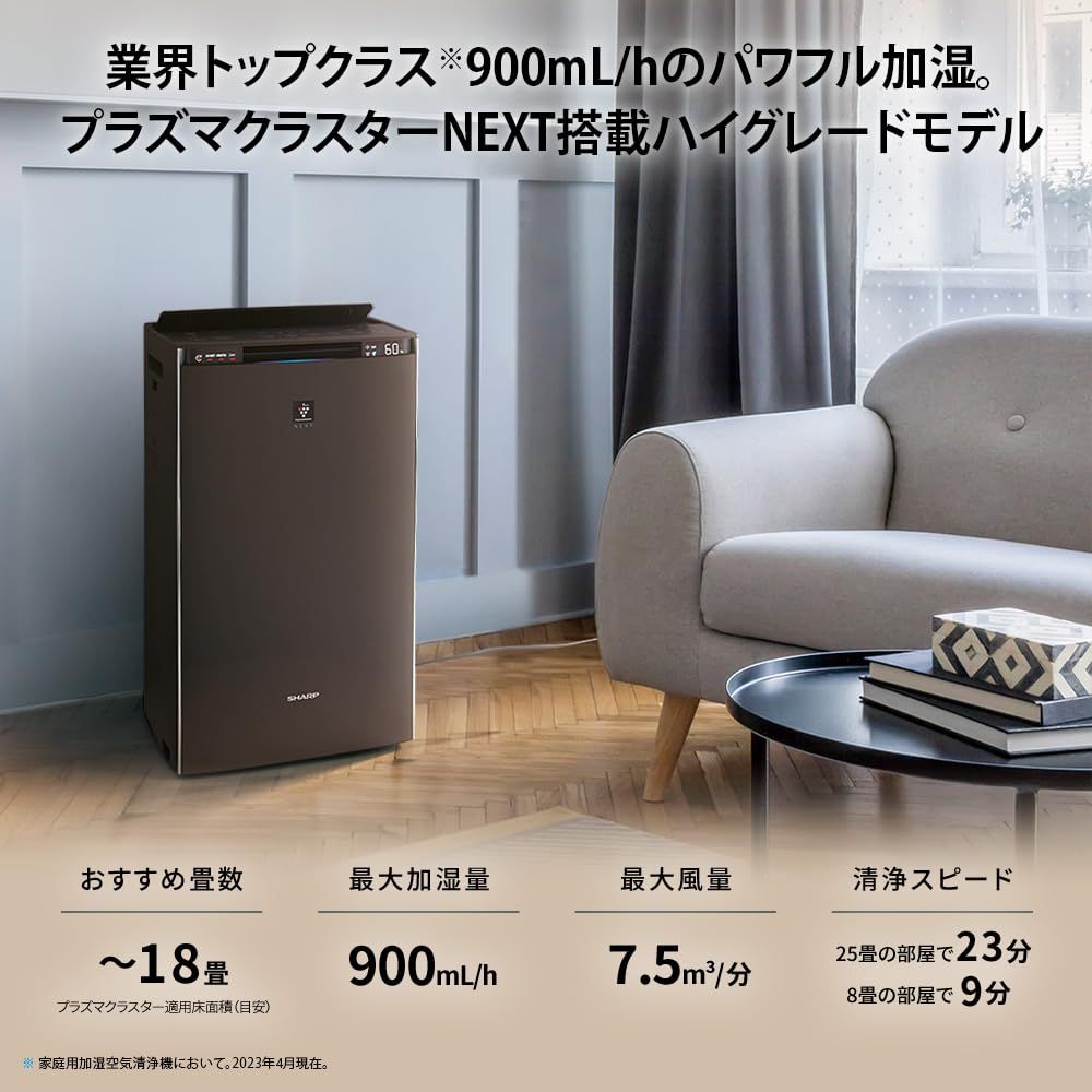 加湿空気清浄機 シャープ 加湿 空気清浄機 KI-RX75-W ホワイト プラズマ