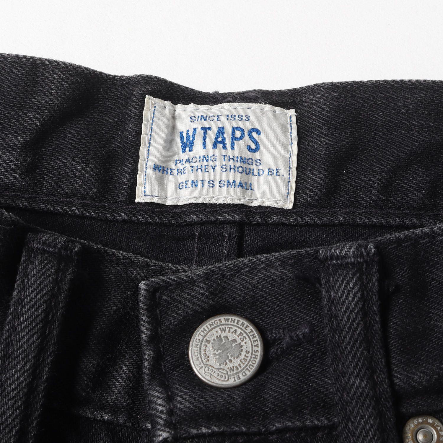 WTAPS ダブルタップス パンツ サイズ:S ベリースキニー デニムパンツ BLUES VERY SKINNY ブラック 黒 ボトムス ジーンズ ジーパン【メンズ】