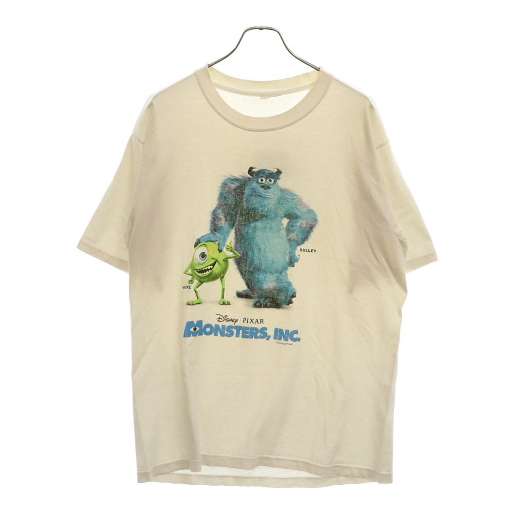 VINTAGE (ヴィンテージ) 00s Disney monsters inc ディズニー モンスターズインク フロントプリント半袖Tシャツ ホワイト