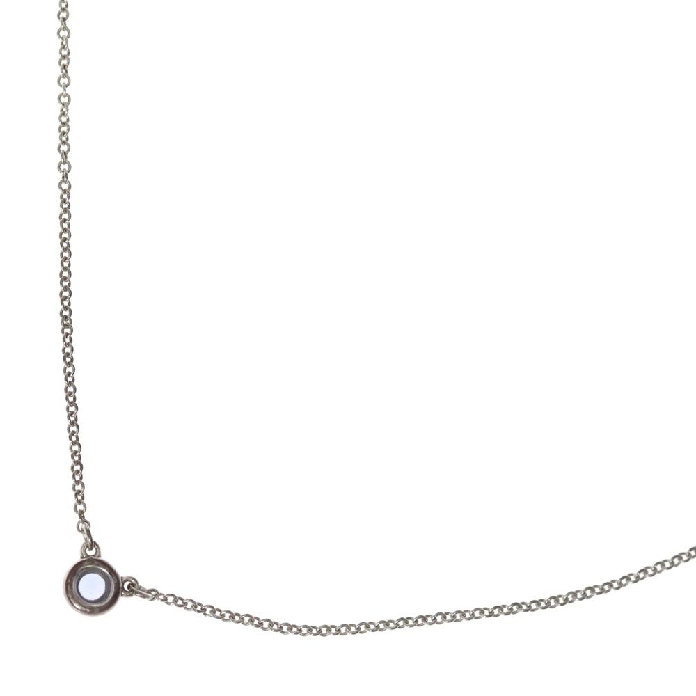 TIFFANY-Co ティファニー エルサペレッティ バイザヤード アクアマリン チェーンネックレス シルバー
