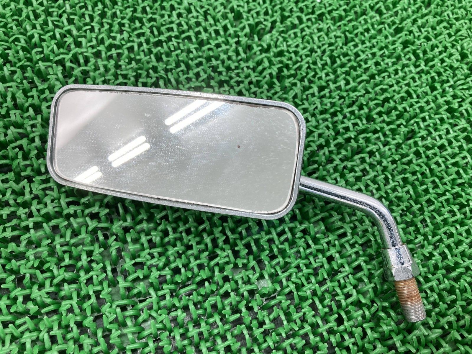 中古 DOX製レブル250 MC49 ミラー 正10mm メッキ 部品 バイク 社外 左 レブル250 0 アンダーミラーキット ミラーホール用ボルト付 ブラック仕様 オートショップ松岡
