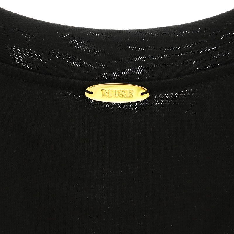 ミューズ ドゥーズィエム クラス MUSE de Deuxieme Classe 25SS GLANCE Tシャツ カットソー 半袖 ブラック /HK ■OS ■SH レディース ミューズ ドゥーズィエム クラス MUSE de Deuxieme Classe 25SS