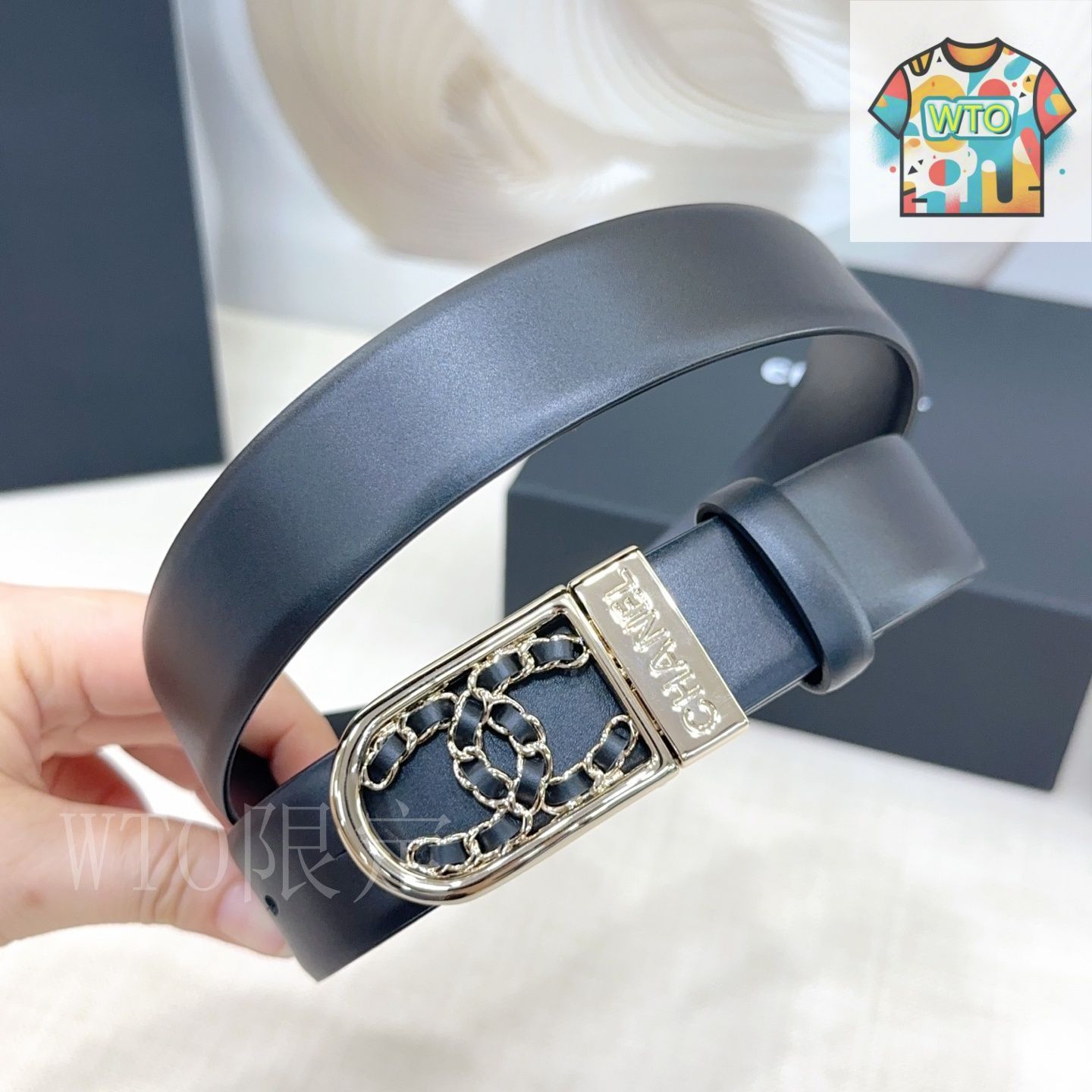 今日特価】Chanel ダブルフェイスレザーベルト-1 - メルカリ