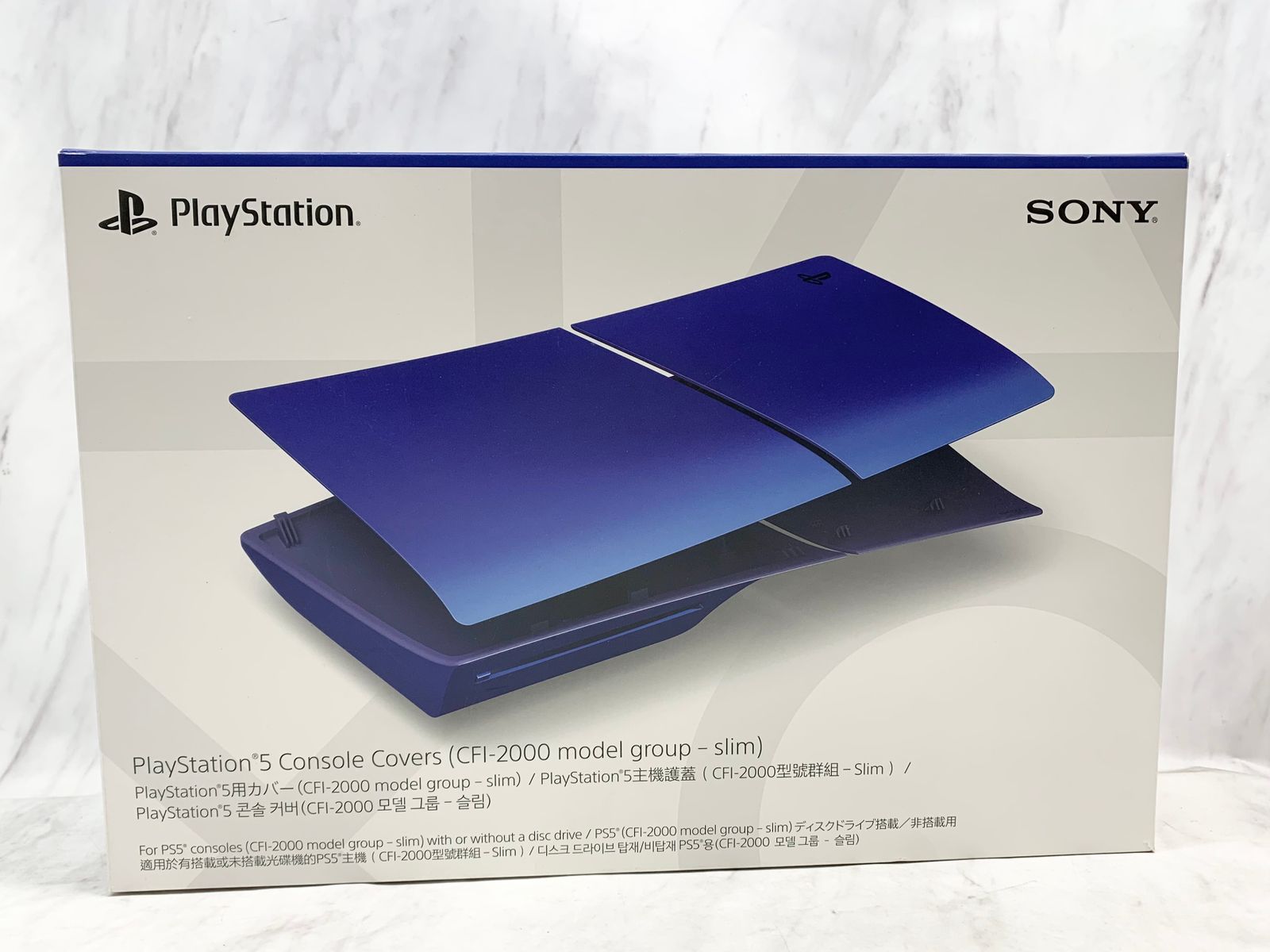 【開封済・未使用品】PlayStation5用カバー クロマ インディゴ CFI-ZCS2G11