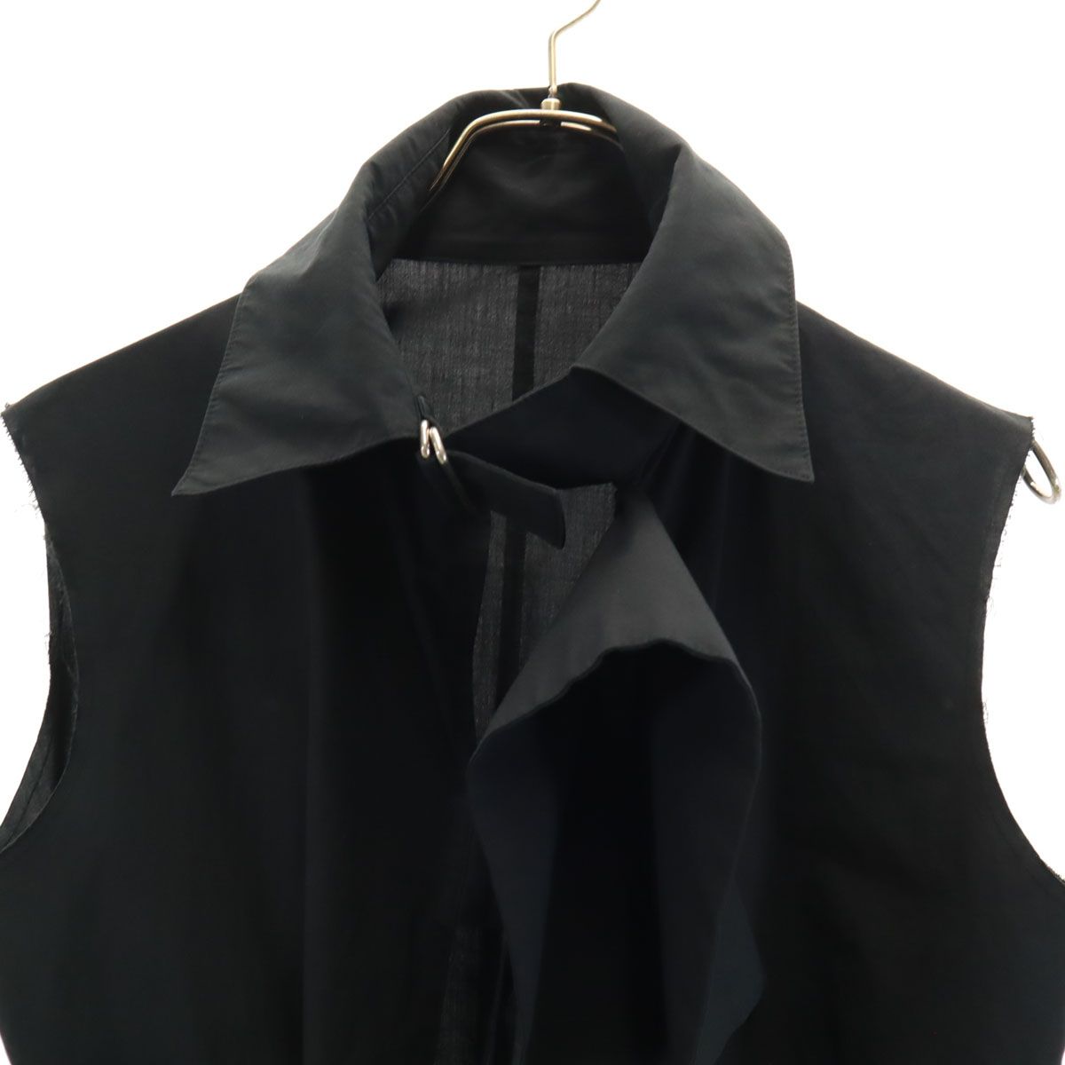 Yohji Yamamoto ヨウジヤマモト 日本製 ノースリーブ シャツ 2 