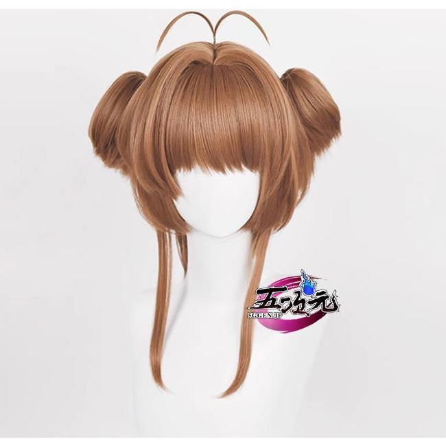 カードキャプターさくら 木之本桜 コスプレウィッグ 新品、未使用 五次元 カードキャプターさくら コスプレ 木之本桜