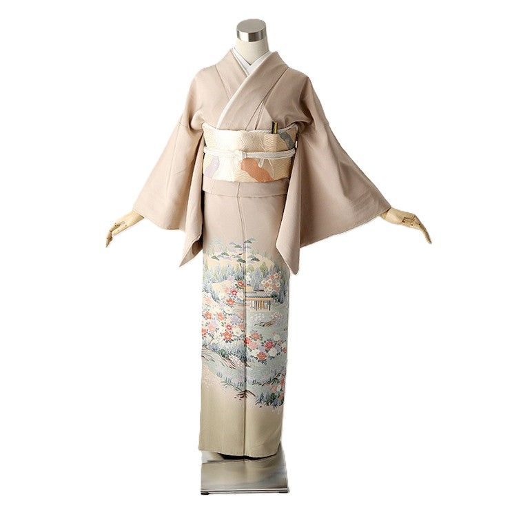 色留袖 身長146-161cm 三つ紋 it-024 - メルカリ