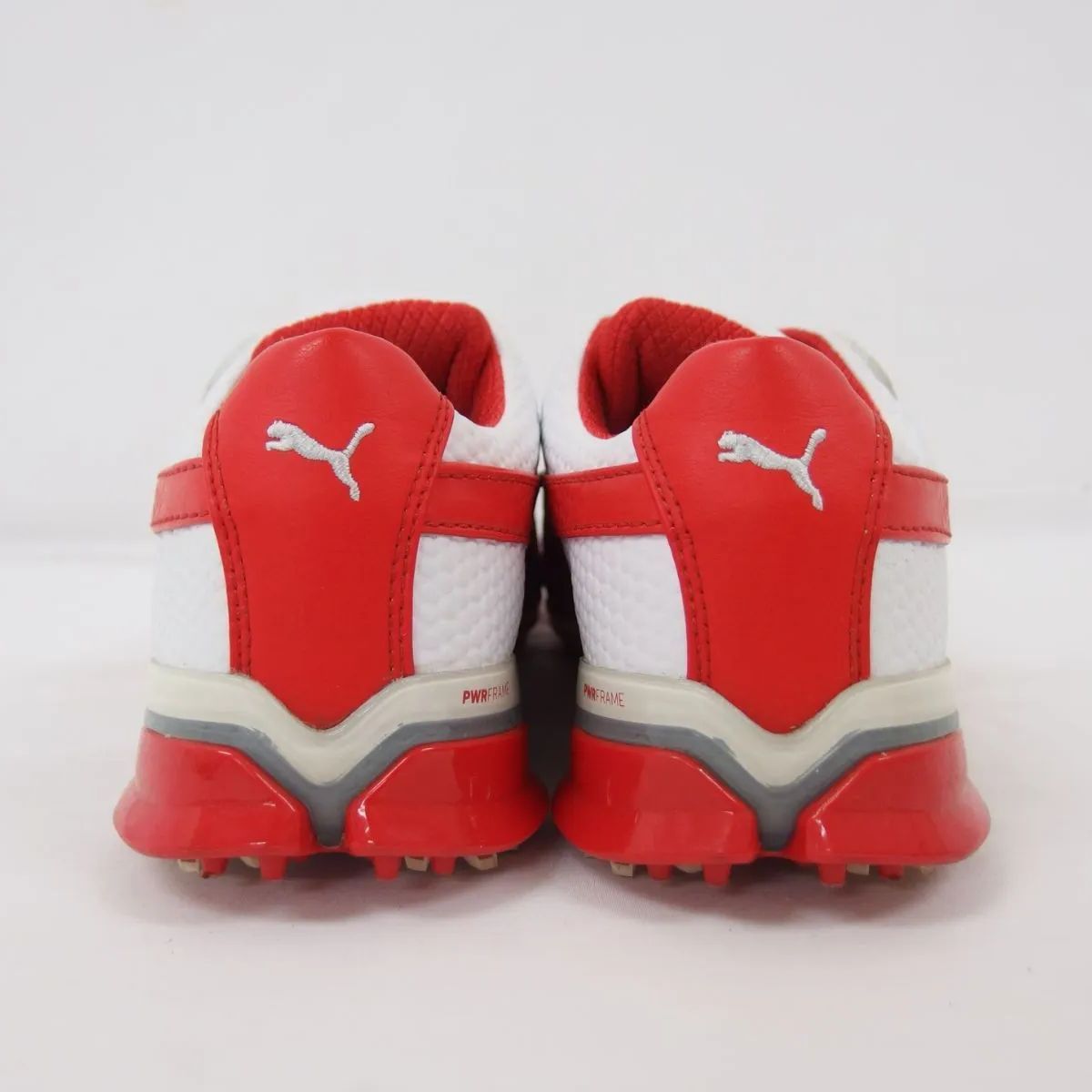 新品未使用 PUMA ゴルフシューズ PUMA ゴルフシューズ 26cm 工具付 18865703 ホワイト＆レッド