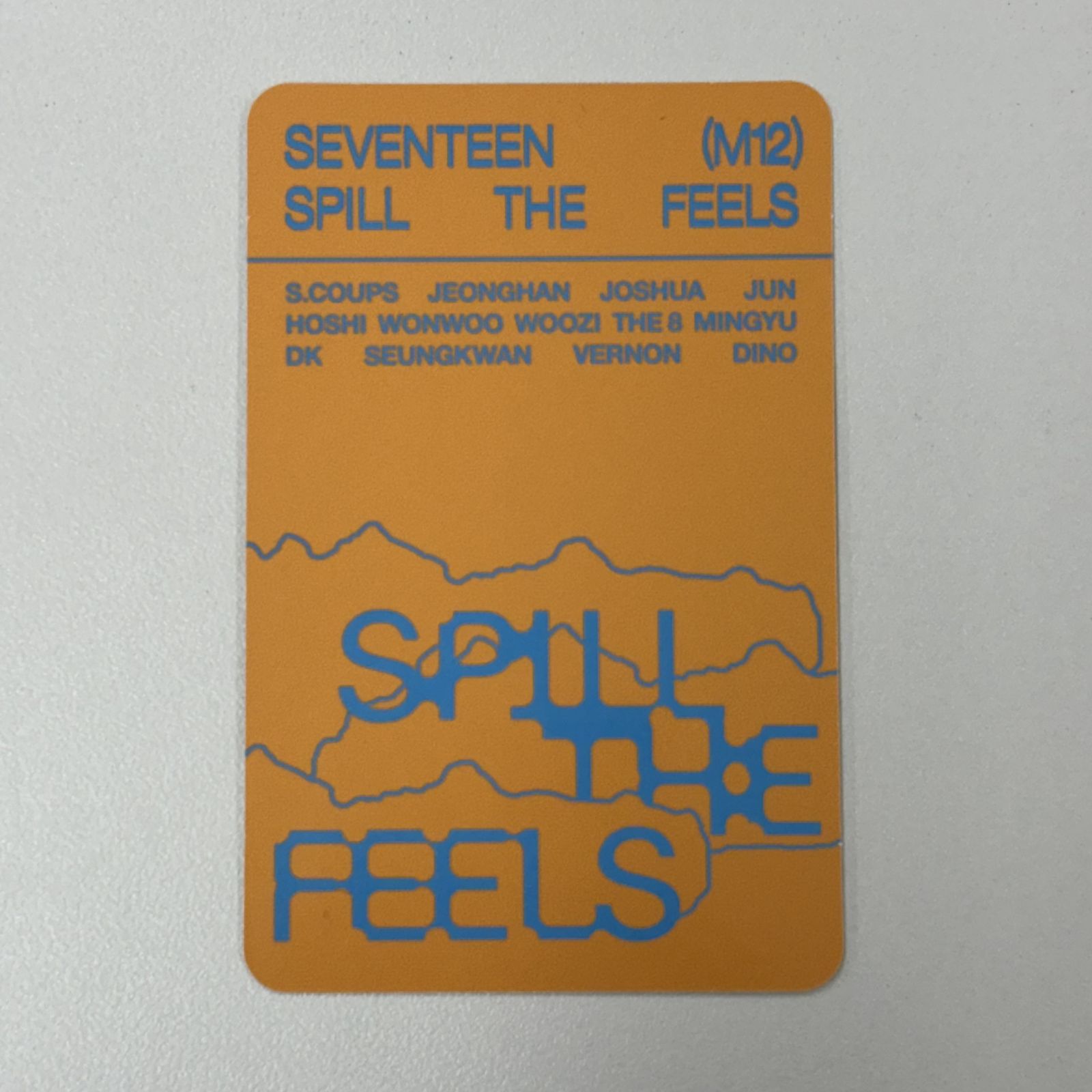 最新の激安 FEELS THE SPILL ドギョム】セブチ Seventeen FEEL Ver YOU K-POP・アジア