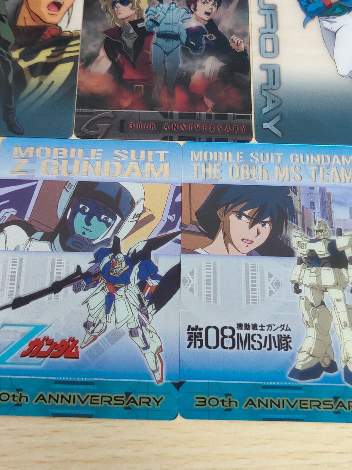 aca205 ガンダム総集編 30thアニバーサリー ウェファーチョコ 森永