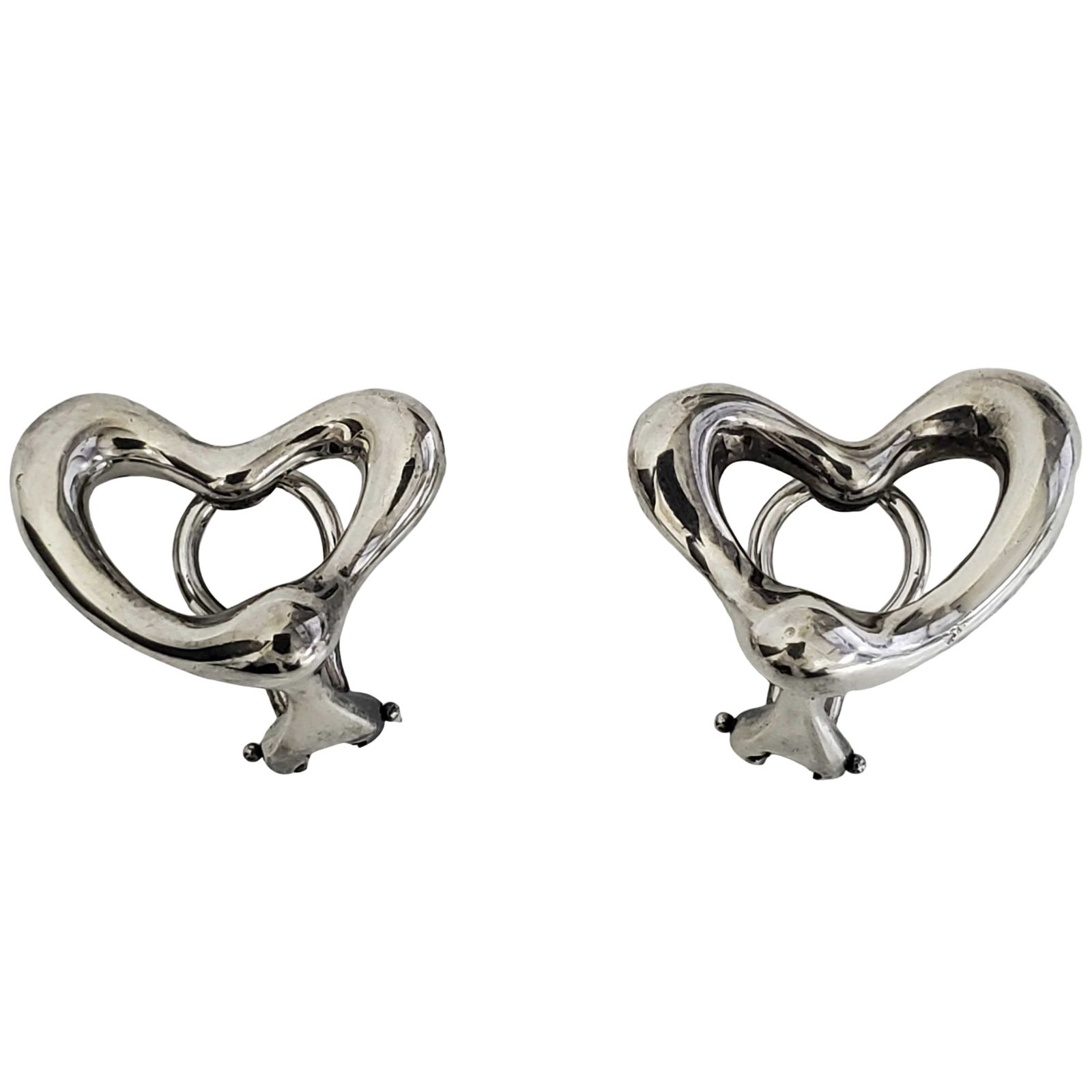 TIFFANY & Co. ティファニー オープンハート イヤリング スターリング  