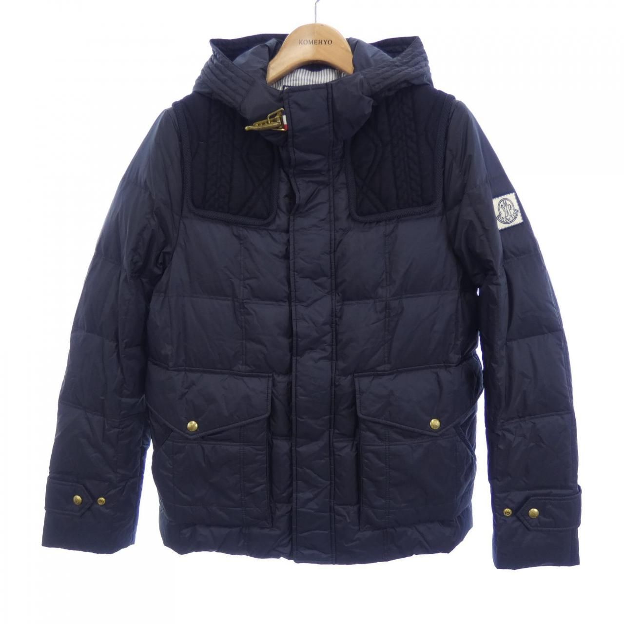 【着用数回美品】モンクレール　ガムブルー　MONCLER コート　約28万円購入 着用数回美品】モンクレール ガムブルー MONCLER コート 約28万