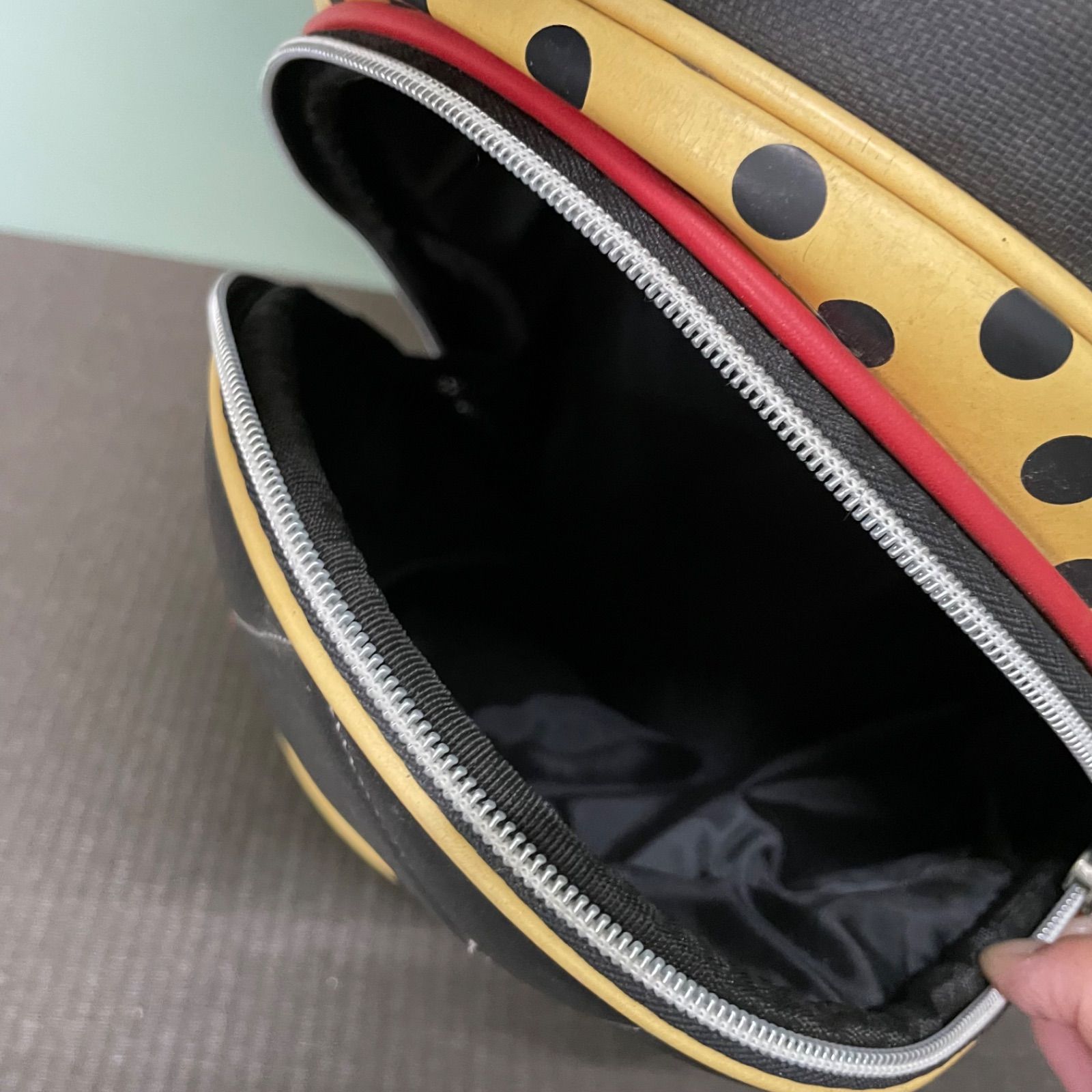 ​【美品・おまけ付】ディズニー ミニーマウス キルティング ゴルフバッグ ♭ Disney ディズニー ミニー ミニーちゃん 合成皮革 キャディバッグ