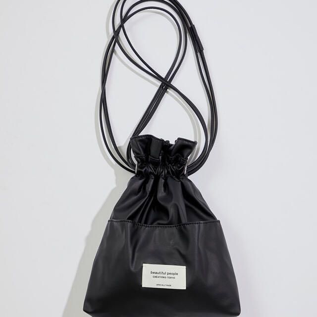 新品未使用 beautifulpeople STUDIOUS 2WAYレザー巾着バッグ - メルカリ