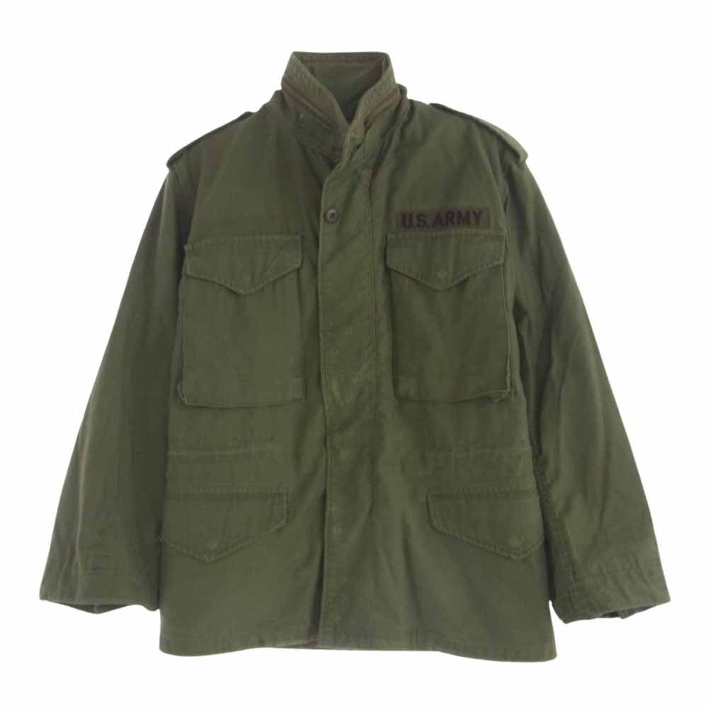 ヴィンテージ VINTAGE 80s 81年製 US ARMY 米軍 M-65 フィールド ジャケット カーキ系 XS-SHORT【中古】
