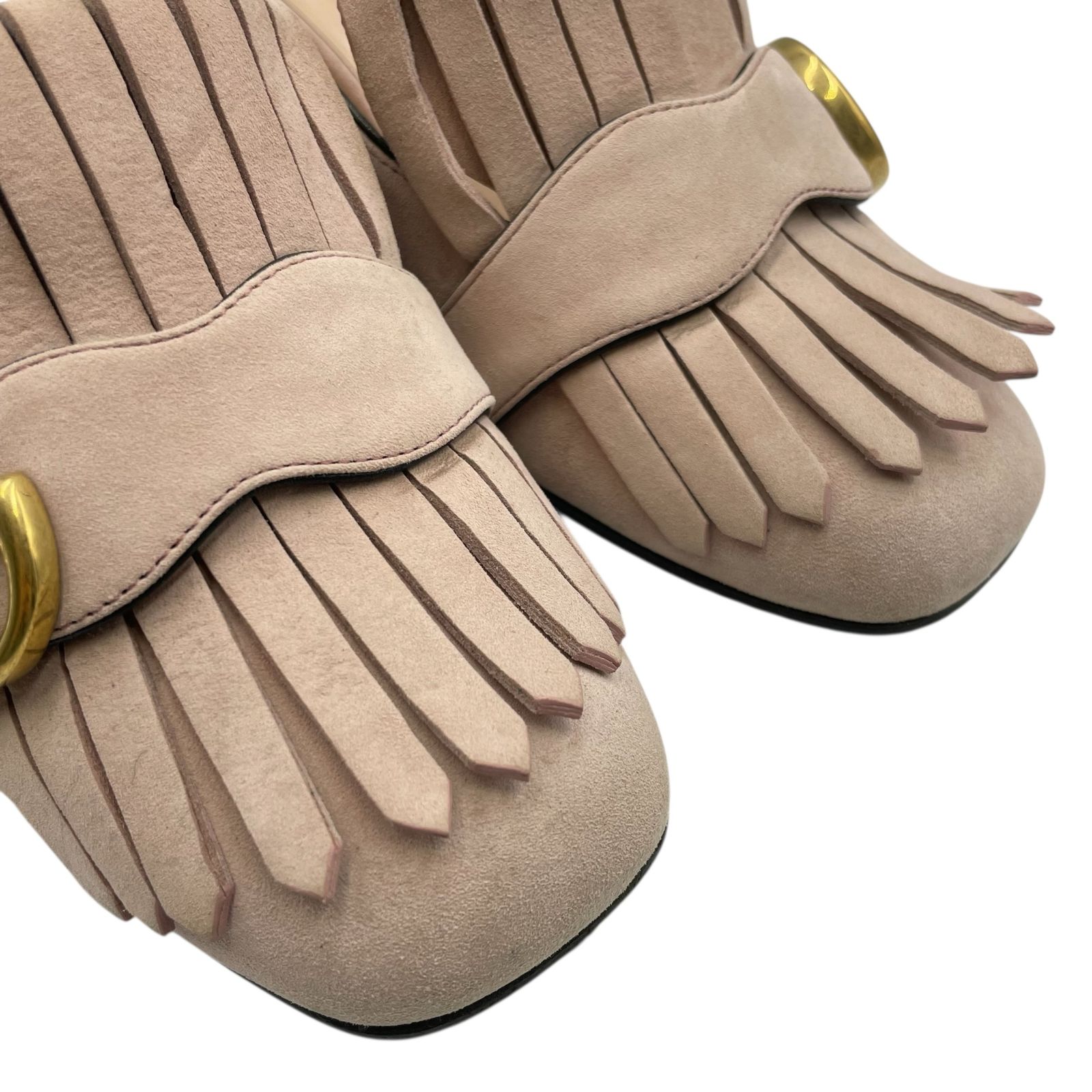 極美品 GUCCI グッチ パンプス チャンキーヒール ミッドヒール