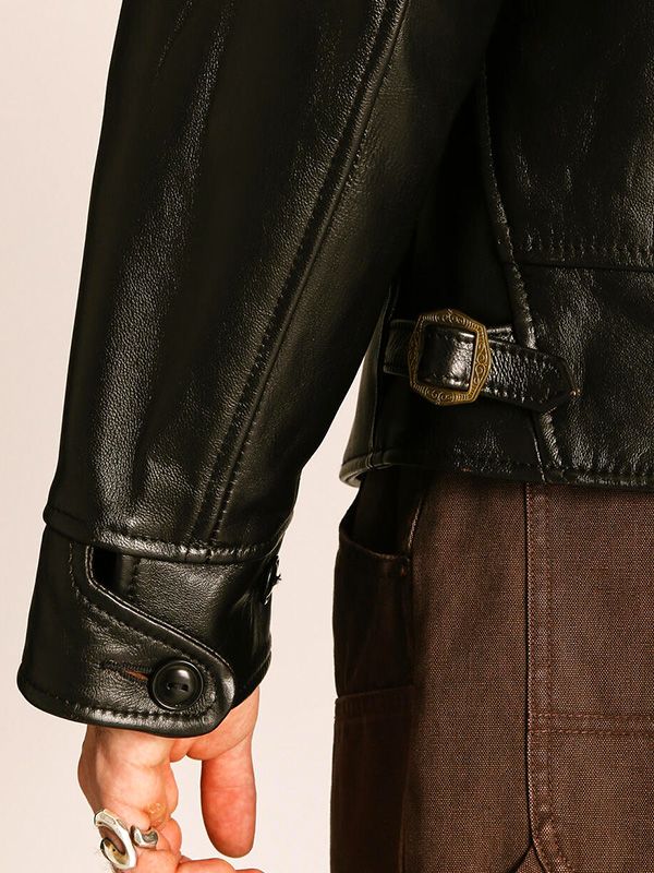 Schott ショット レザー ジャケット コサックジャケット ショール