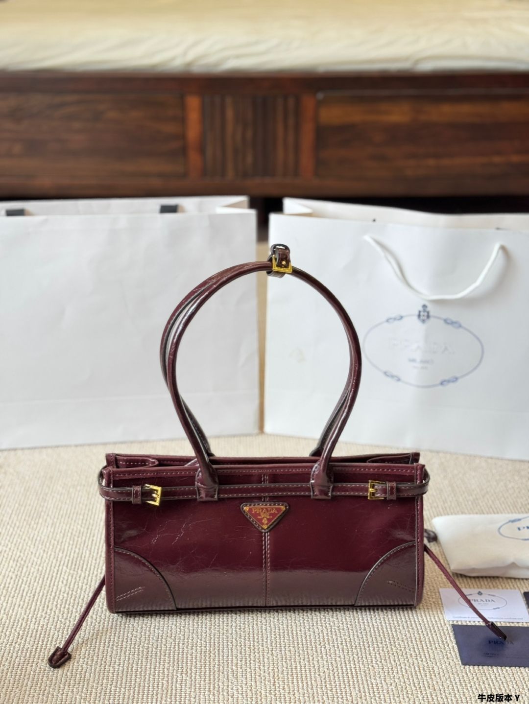 プラダ PRADA ビンテージ ヴィンテージ ハンドバッグ 今日特価】Vintage Prada ヴィンテージ プラダ ハンドバッグ（32