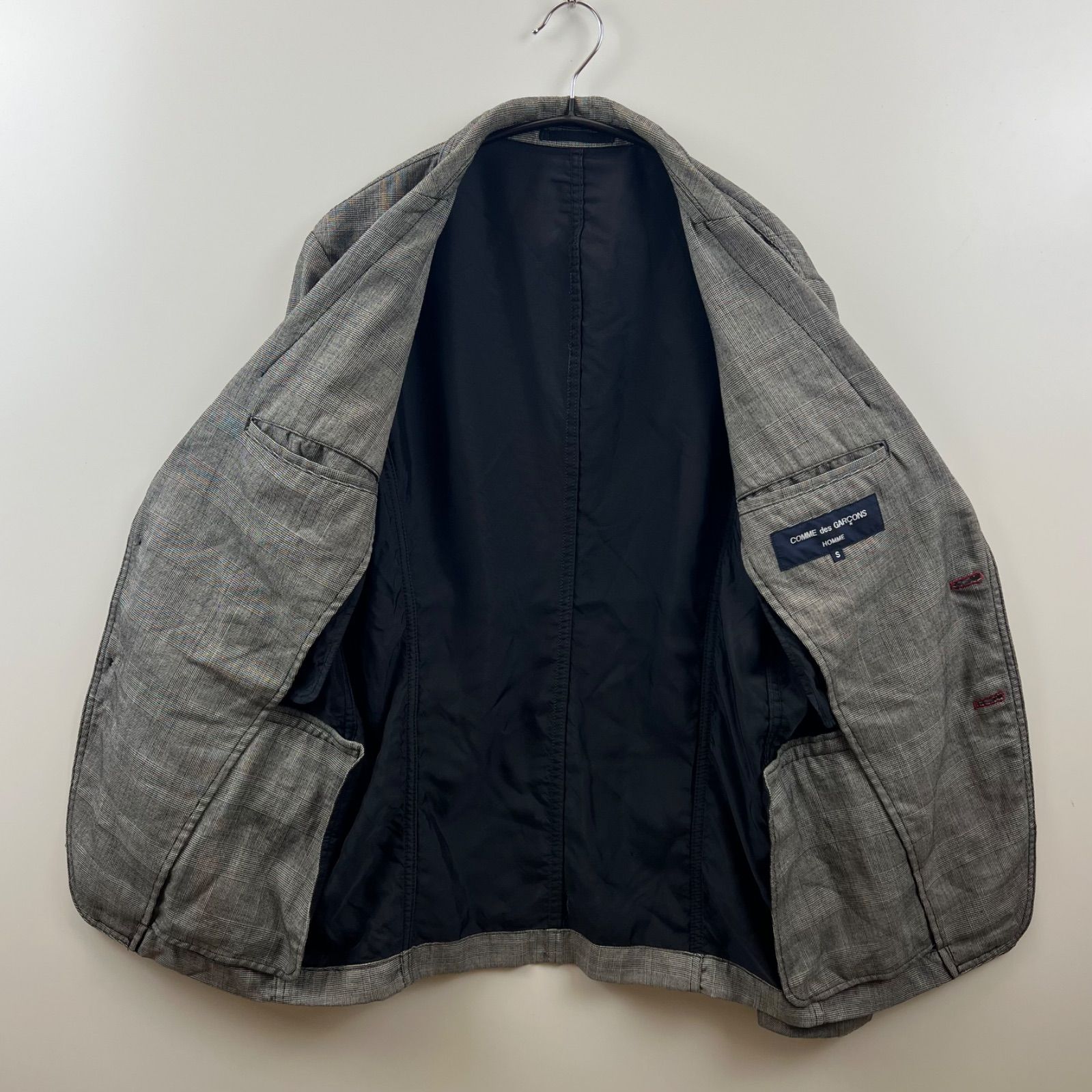 COMME des GARCONS HOMME CDG 00s archive glen check 2B jacket