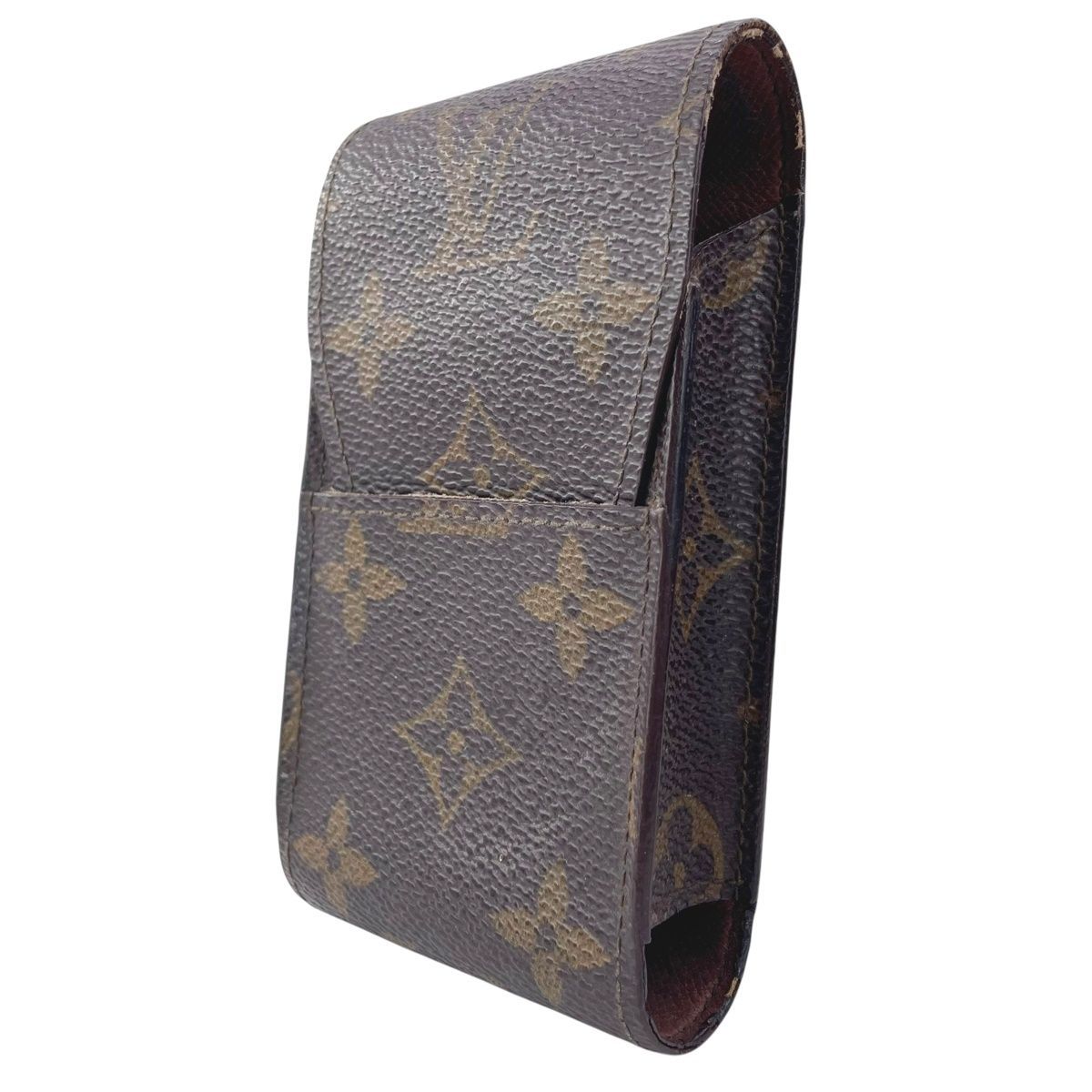 LOUIS VUITTON ルイ ヴィトン エテュイ シガレット M63024 モノグラム キャンバス ブラウン シガレットケース 25031587 RD