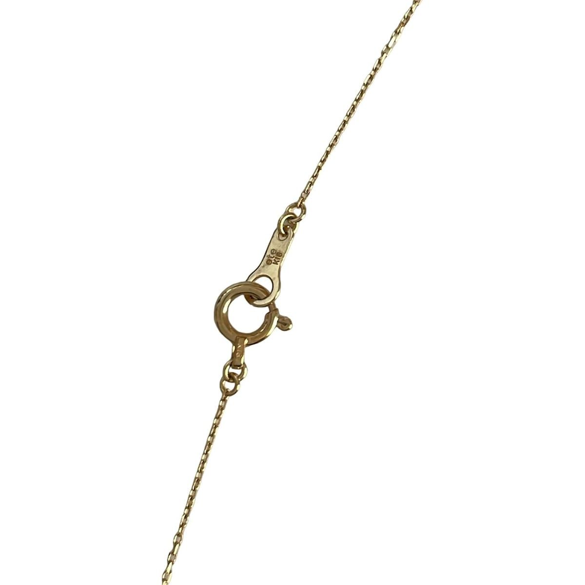 【美品】ete ダイヤモンドネックレス K18YG 0.06 K18 ダイヤモンド ネックレス「ブライト」 | ete bijoux