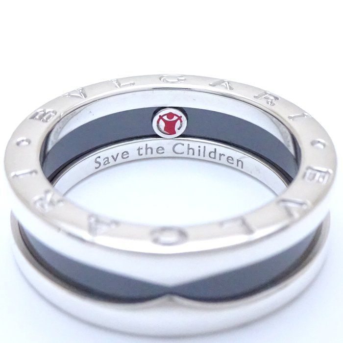 ブルガリ　セーブザチルドレン　54号　ビーゼロワン BVLGARI ブルガリ セーブザチルドレン ビーゼロワン リング 指輪 #54