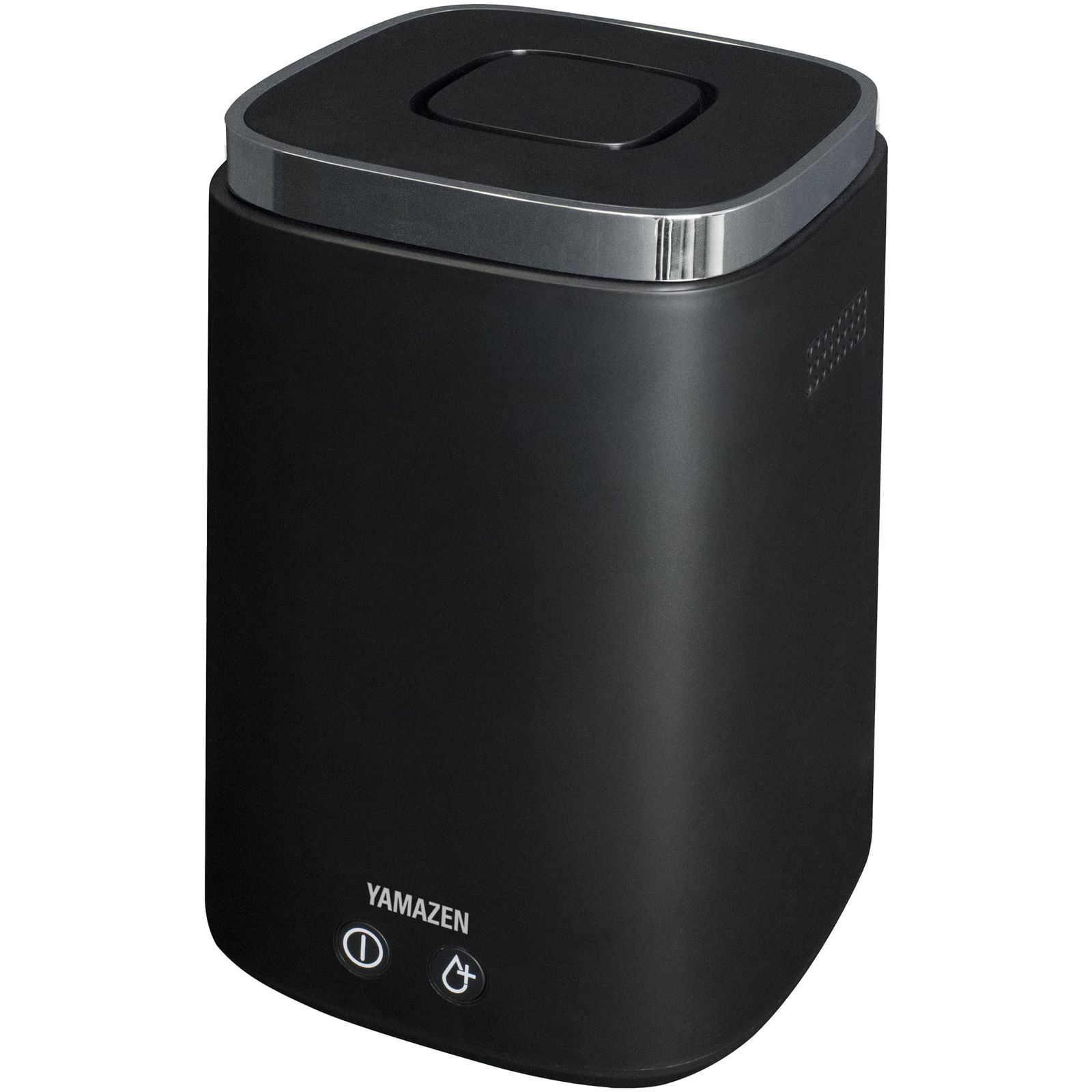 山善 加湿器 加熱式 スチーム式 上から給水 最大加湿 500ml タンク容量 2.4L 木造~8.5畳 | プレハブ洋室~14畳 卓上 小型 寝室 ブラック KS-J242 B
